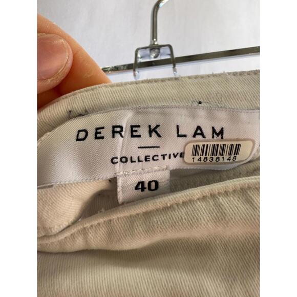 Derek Lam 10 Crosby x RTR White Cargo Shorts Size 40 with small stain - Picture 7 of 8